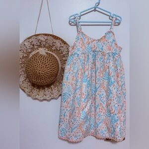 Rachel Zoe Kids Dress with Orange and Blue Print